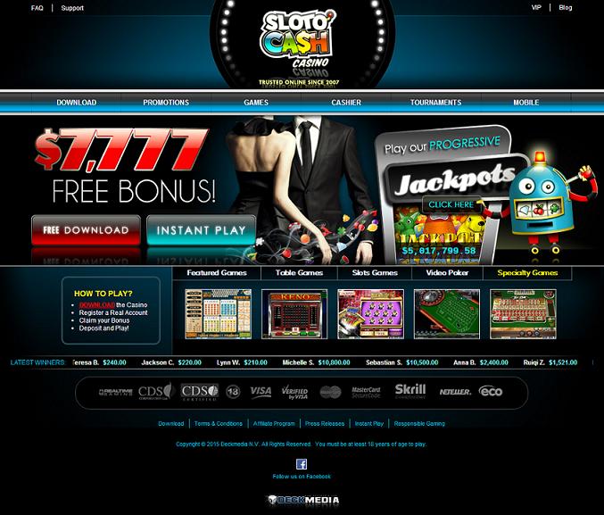 Sloto Cash Casino Download