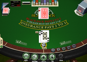5Dimes Casino Blackjack Screenshot