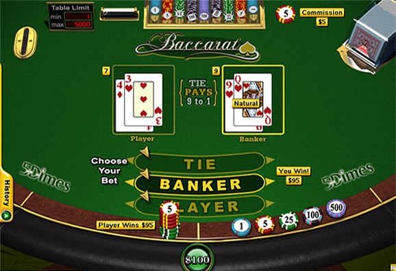 5Dimes Casino Baccarat