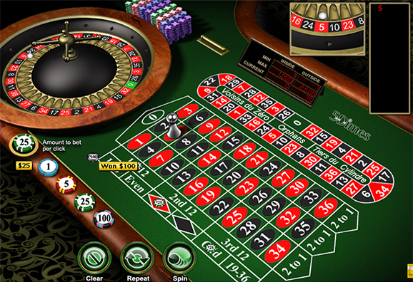 5Dimes Casino European Roulette