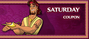Aladdin's Gold Casino Saturday Bonus
