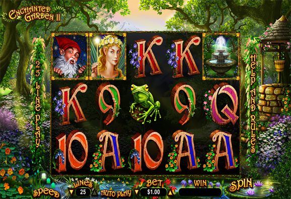Aladdin's Gold Casino Enchanted Garden 2 Slot