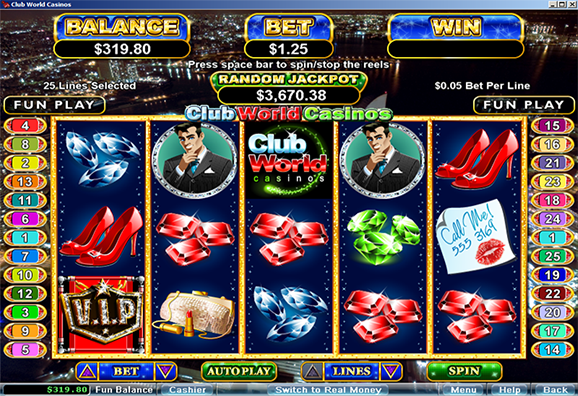 Club World Casinos Slots