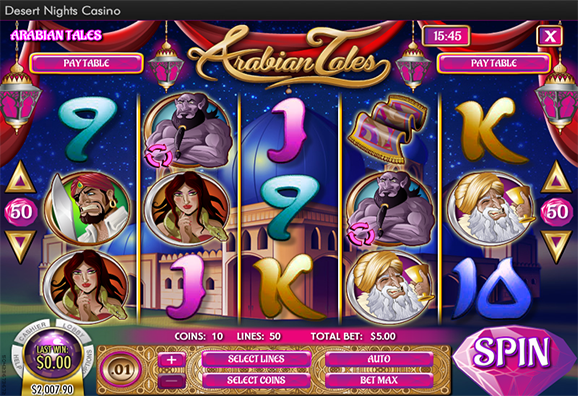 Desert Nights Casino Arabian Tales Slot