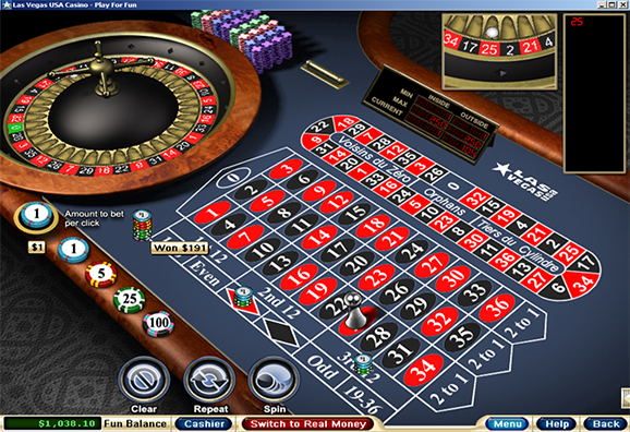 Las Vegas USA Casino European Roulette