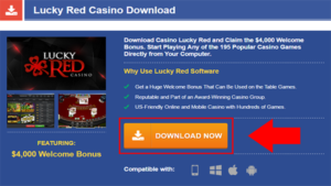 lucky red casino download step 1