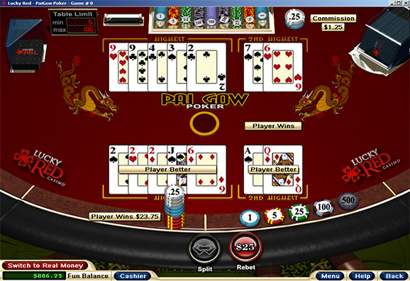 Lucky Red Casino Pai Gow Poker