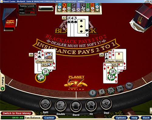 Planet7 Casino Blackjack
