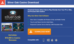 Silver Oak Casino download step 1