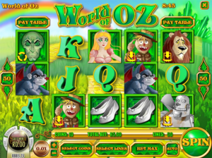 World of OZ slot machine