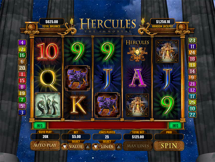 Ignition Casino Hercules Slots