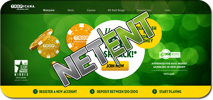 Tropicana online casino deal with NetEnt