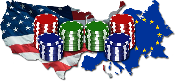 US online casinos versus Europe