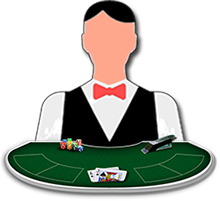 Live dealer blackjack table