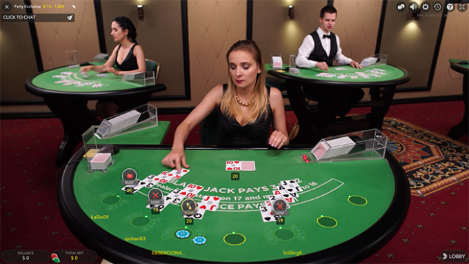 Play Live Dealer Blackjack to Practice Card Counting