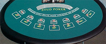 Big Raise Stud Poker table