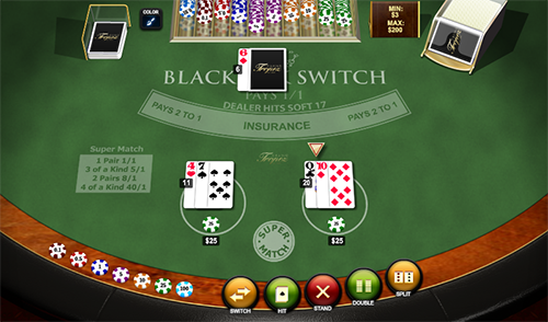 Blackjack Switch look at New Hands and Make Choices