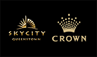 Skycity Queenstown and Crown Casino logos