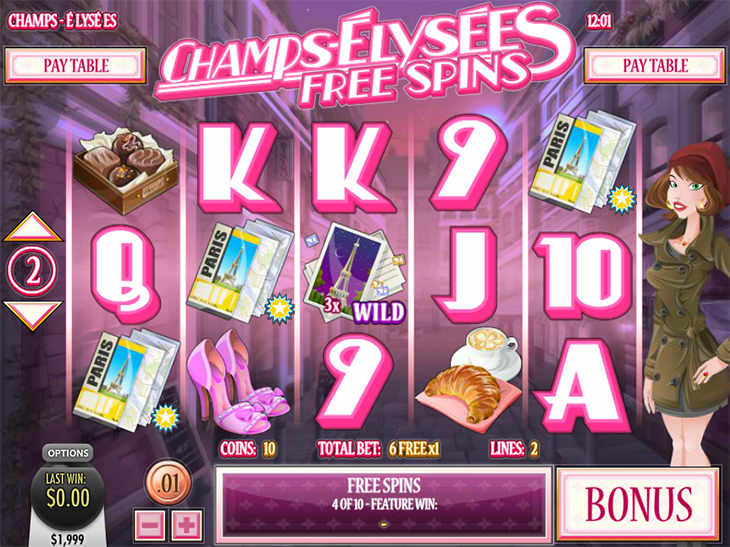 Champ Elysees slot machine
