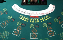 Face Up Three Card Poker games