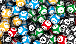 Live Dealer Lottery numbered balls