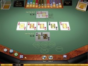 Online Texas Holdem Bonus Poker Screenshot