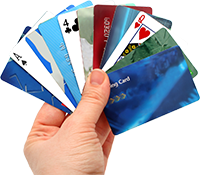 deck of credit card casino deposits