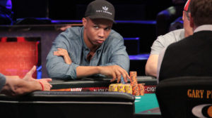 Phil Ivey sitting at Poker table 
