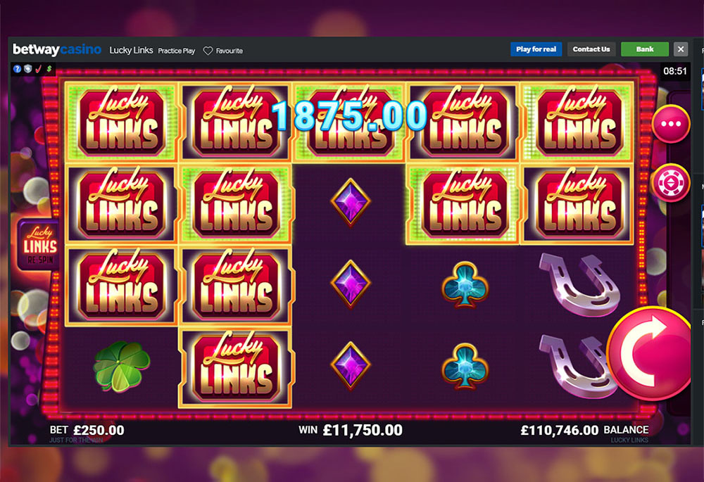 Lucky Links Slots at Betway Casino