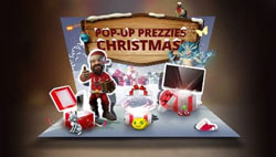 Magic Red Pop-Up Prezzies Christmas promo