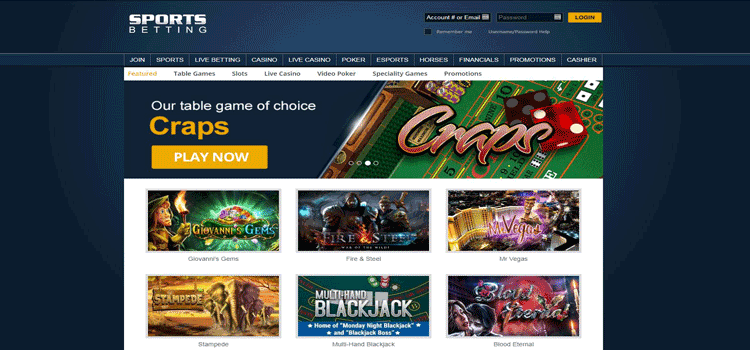 SportsBetting.ag Casino Casino Instant Download