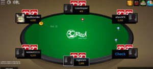 32 red poker
