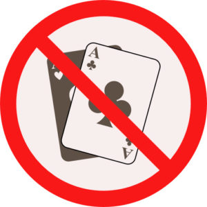 forbidden gambling icon