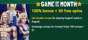 Fair Go Casino Game of the Month Bonus