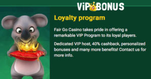 Fair Go Casino VIP Bonus