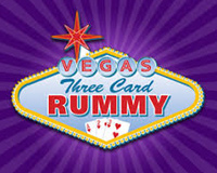Vegas Three Card Rummy Logo