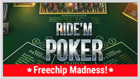 Ridem Poker - Free Chip Madness