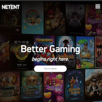 NetEnt Homepage