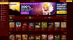 Box24 Casino homepage