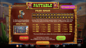 Chilipop Slots Paytable
