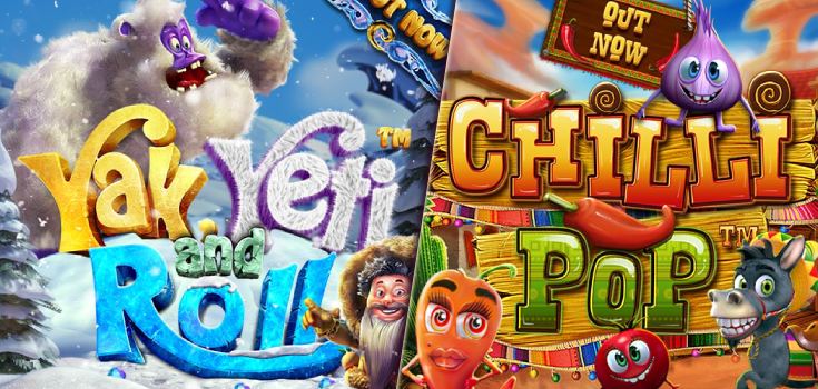Yak Yet and Roll and Chilli Pop Slot Games