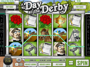 A Day at the Derby Slot Horse