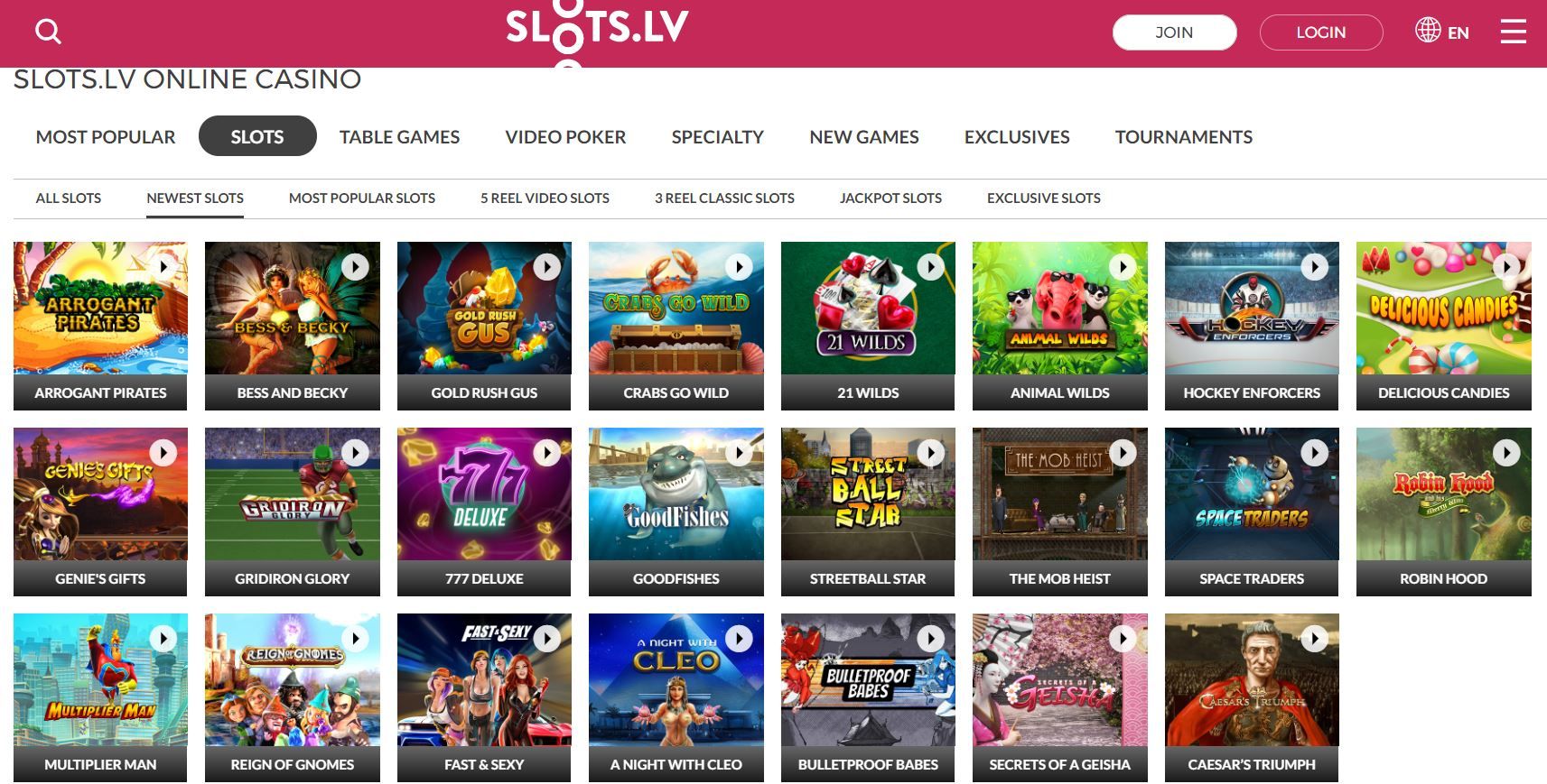 Slots.lv Best Online Slot Casino