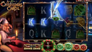 A Christmas Carol Online Slot Game Board