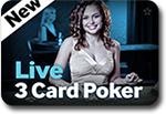 Betway Casino Live 3 Card Poker Image