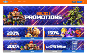 BigSpin Casino Promotions Screenshot