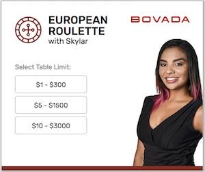Bovada Casino Live Dealer Roulette