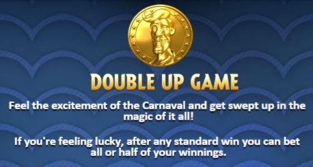 Carnaval Forever Online Slot Double Up Feature