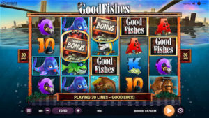 GoodFishes Slot Game Dashboard