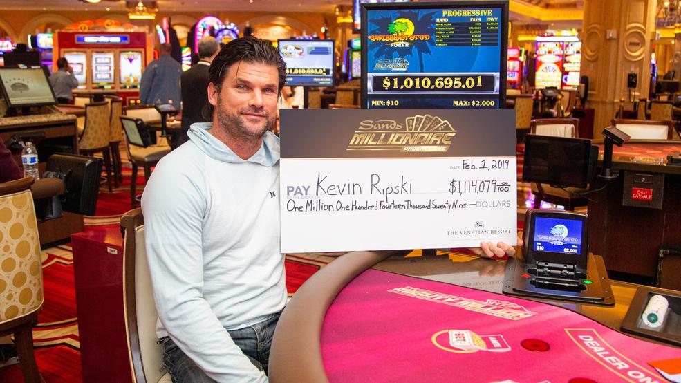 Kevin Ripski Sands Millionare Jackpot
